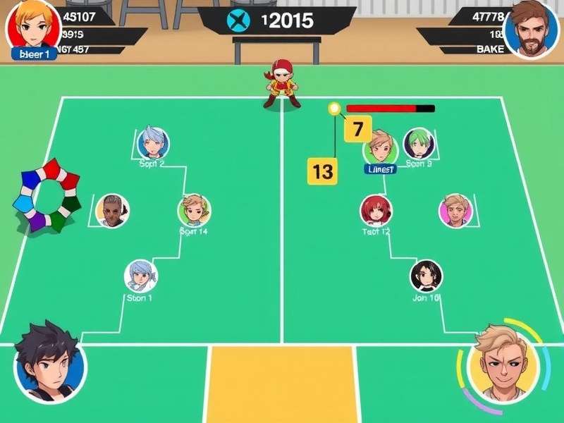 Volley Challengers IN gameplay screenshot showing character action