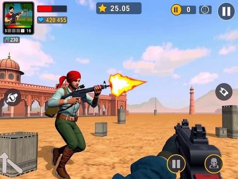 Jai Hind Shooter character selection screen