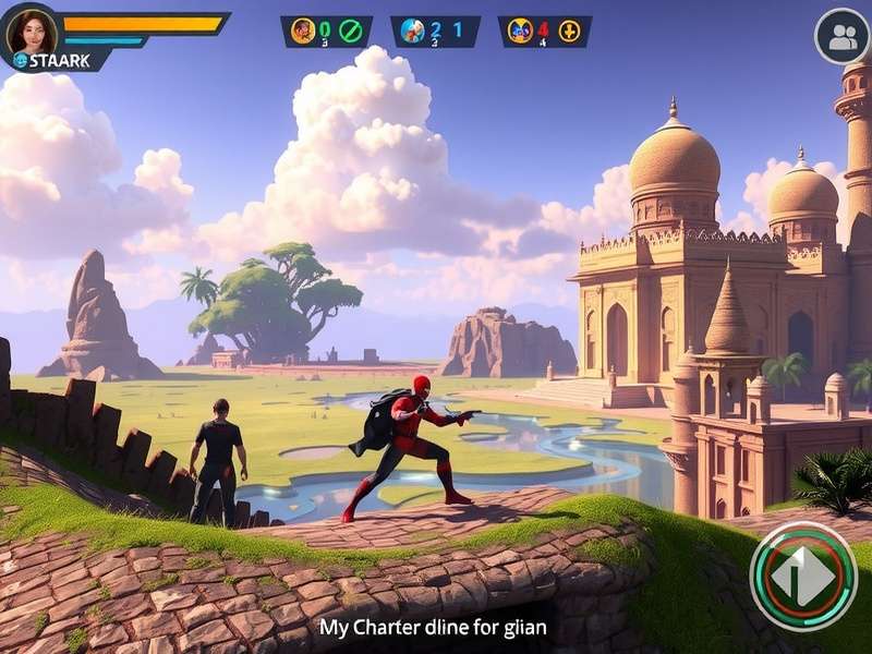 Character selection screen in Masala Marvel Journey