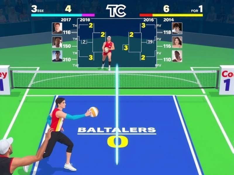 Volley Challengers IN multiplayer match in progress