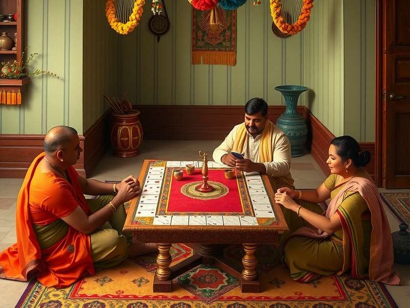 Historical depiction of Cardamom Triumph being played in traditional setting