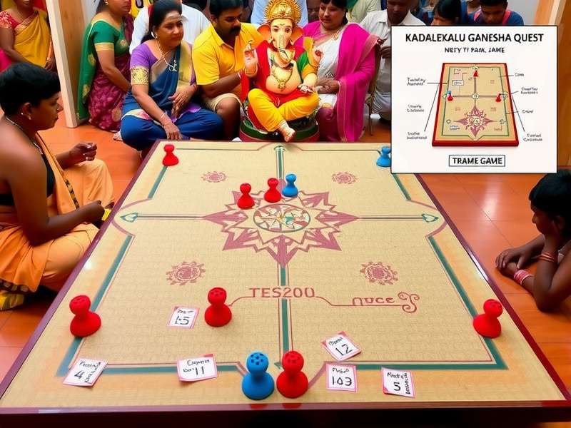 Cultural festival featuring Kadalekalu Ganesha Quest tournament