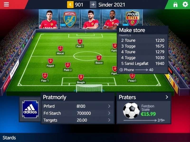 Ultimate Football Trading Server Dashboard showing market graphs and player cards