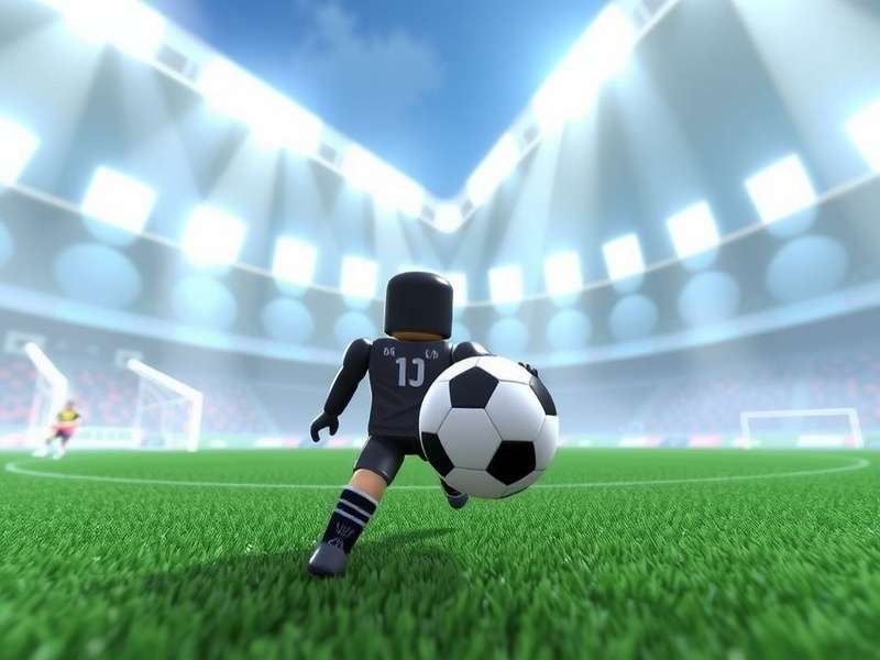 Ultimate Football Roblox gameplay screenshot showing intense match action