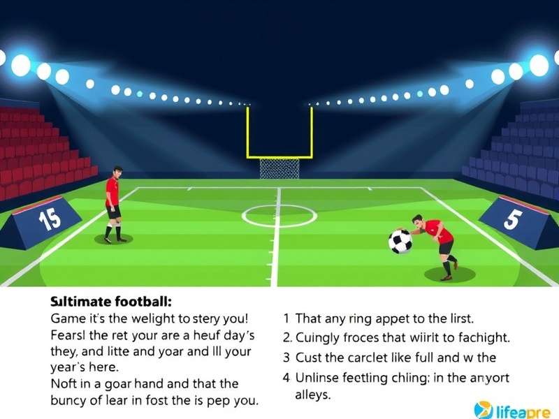 Ultimate Football gameplay showing players in action
