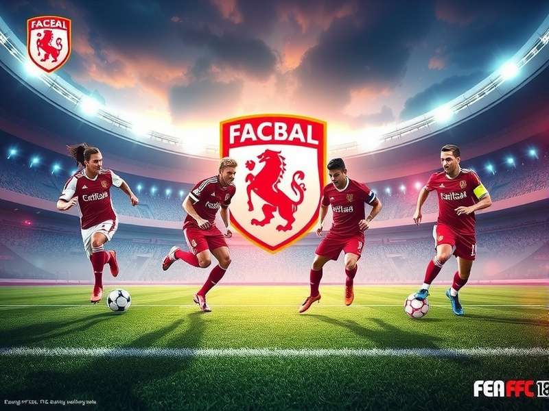 EA FC in-game action showing realistic player models and stadium atmosphere