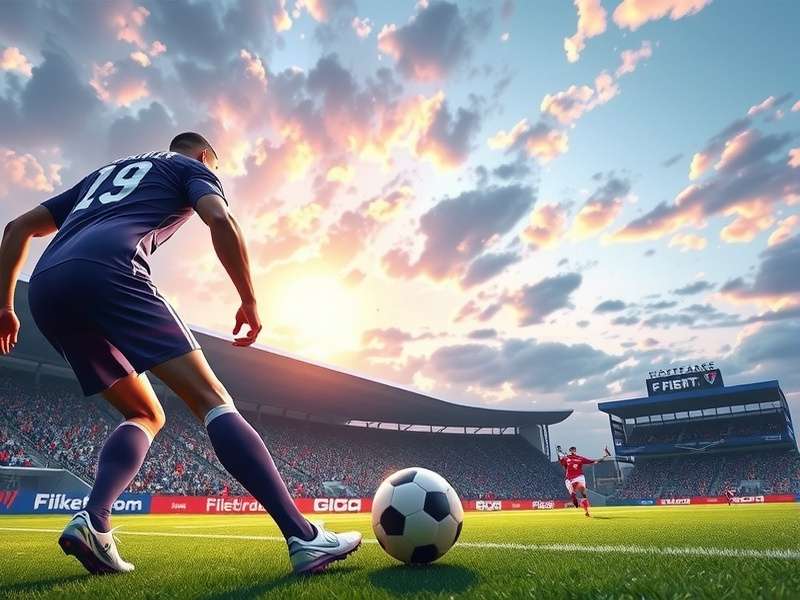 Ultimate Football Park Virtual Stadium showcasing a high-stakes match between Kolkata Kings and Elite Force Conquerors