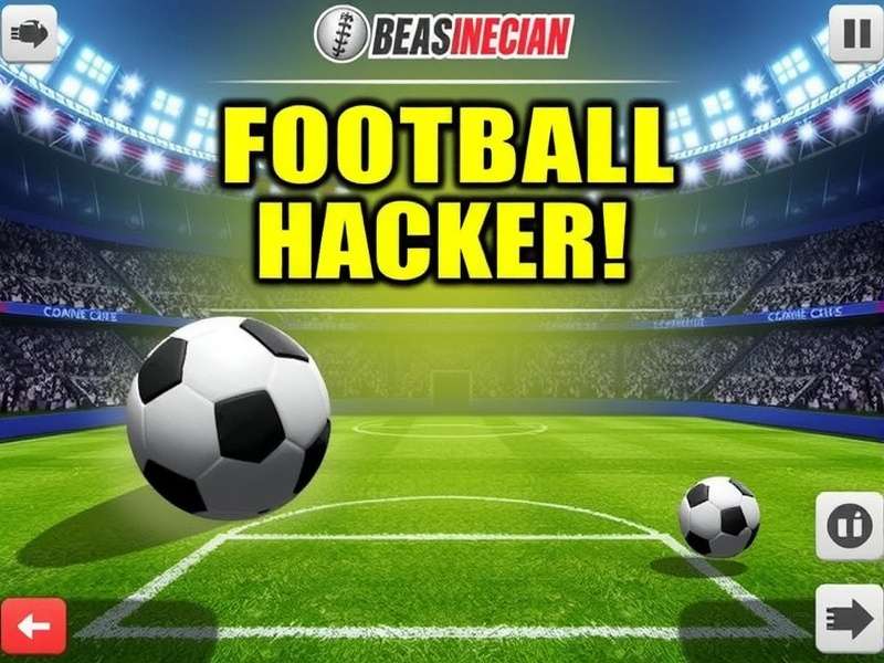 Football game interface with hack overlays