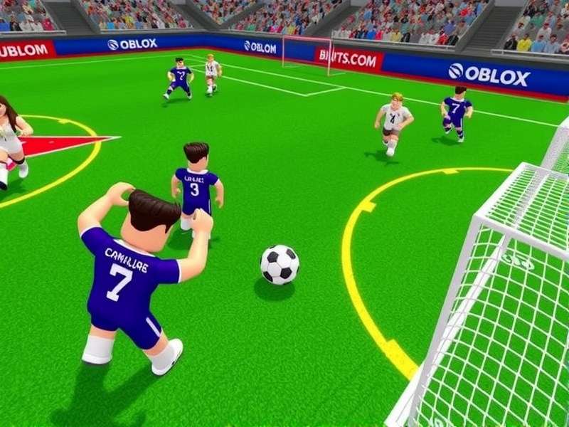 A tactical board diagram showing formations in Ultimate Football Roblox League