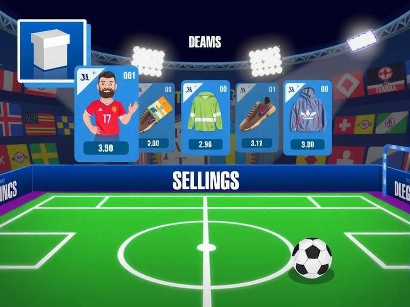 Ultimate Football Ultimate Team Market Analysis Dashboard showing coin fluctuations and top sellers