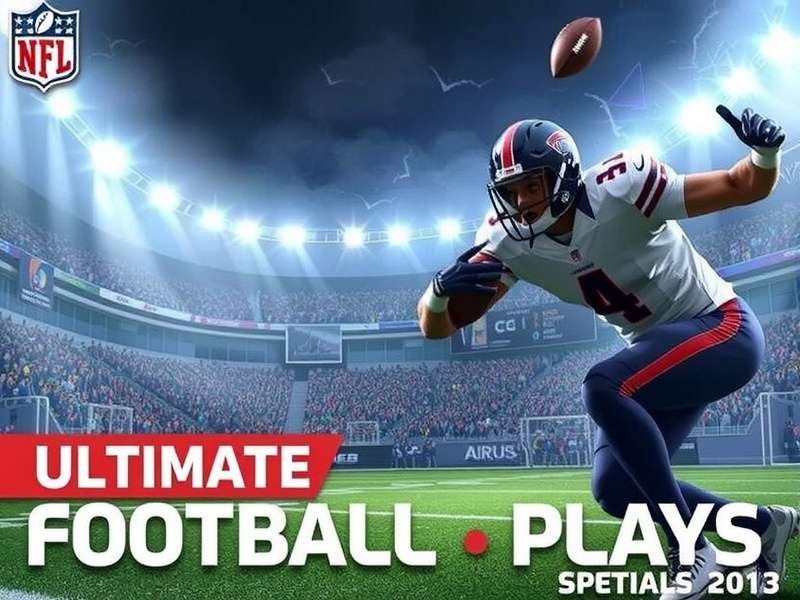 American football quarterback calling a play at the line of scrimmage