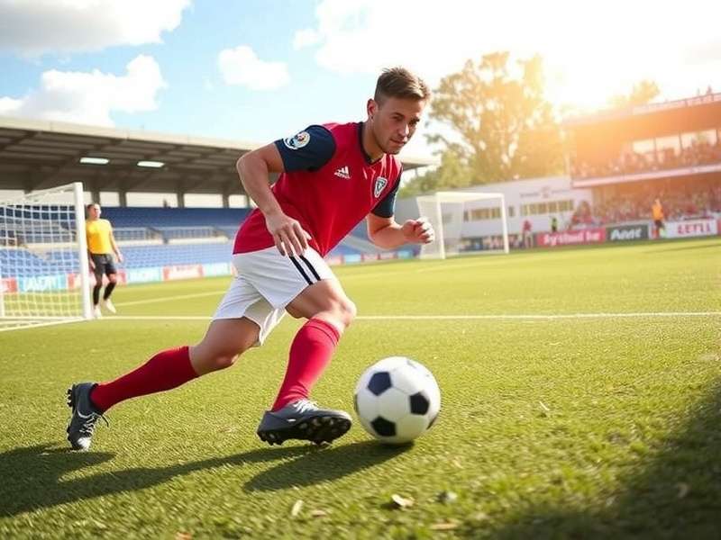 Ultimate Football gameplay strategy visualization showing player formations and tactical movements