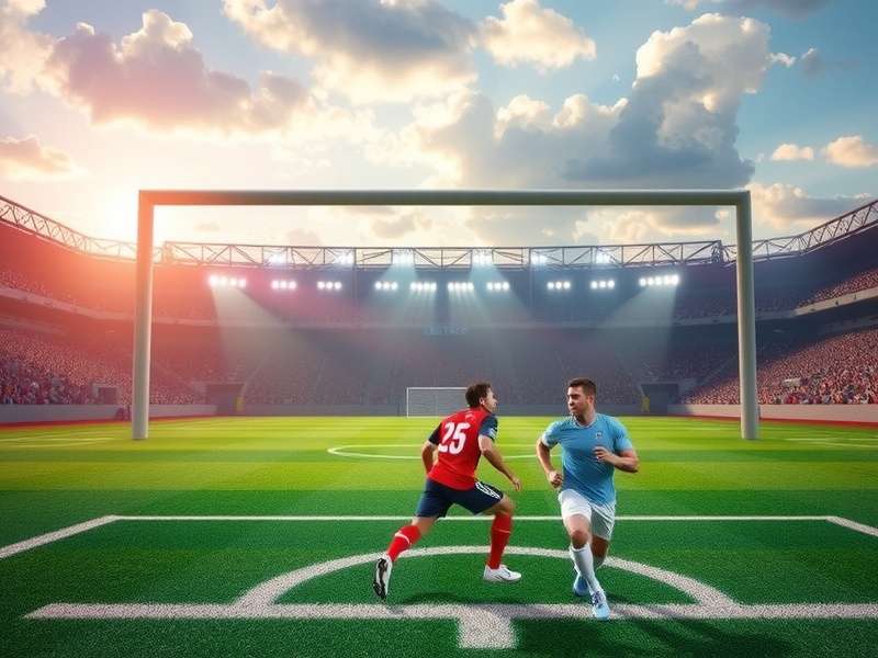 Ultimate Football Field tactical diagram showing player positioning and movement patterns