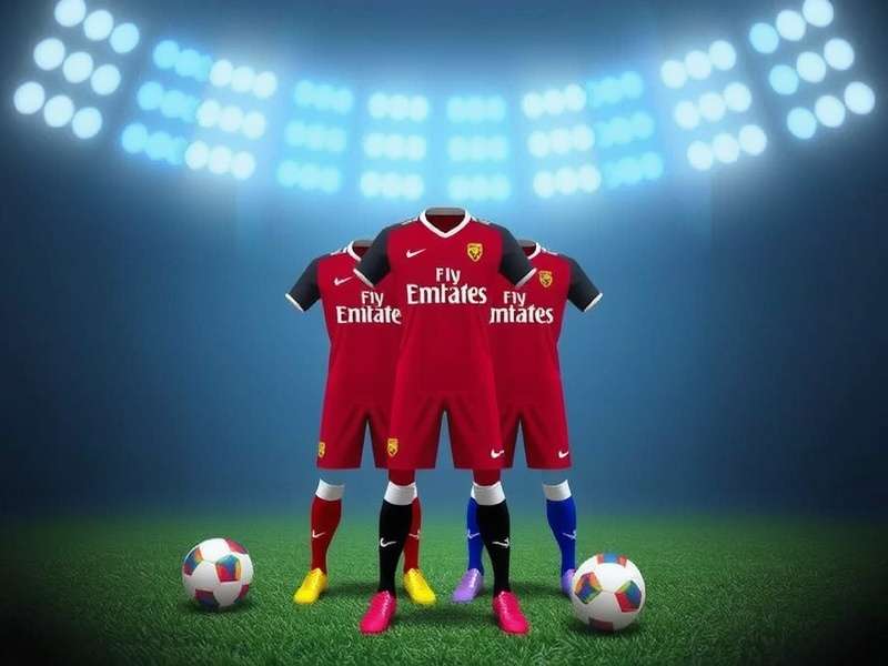 A vibrant collection of iconic football jerseys from various clubs and eras hanging in a locker room