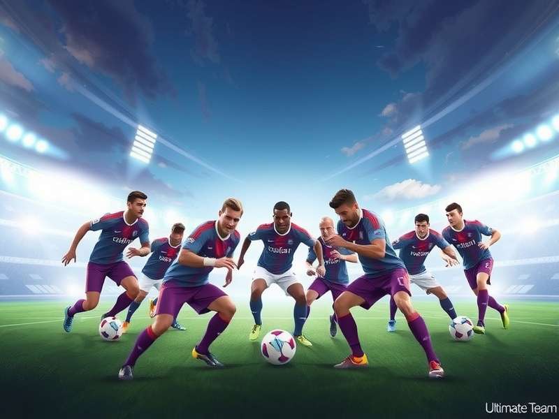 Ultimate Football Team celebrating a goal