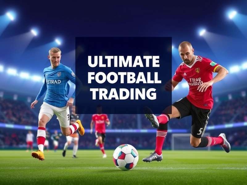 Ultimate Football Trading Interface showing live market graphs