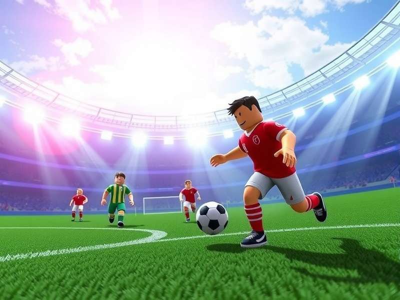 Ultimate Football Roblox 2025 gameplay screenshot showing advanced graphics