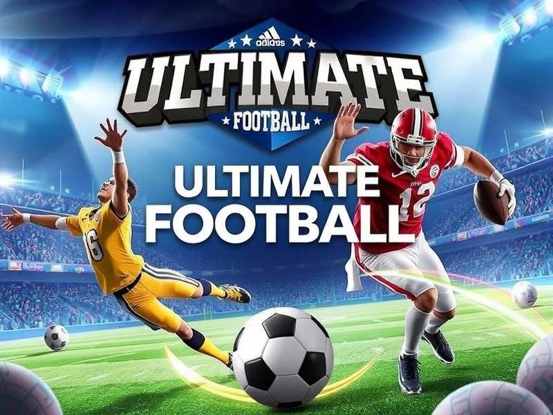 Ultimate Football gameplay screenshot showing realistic graphics