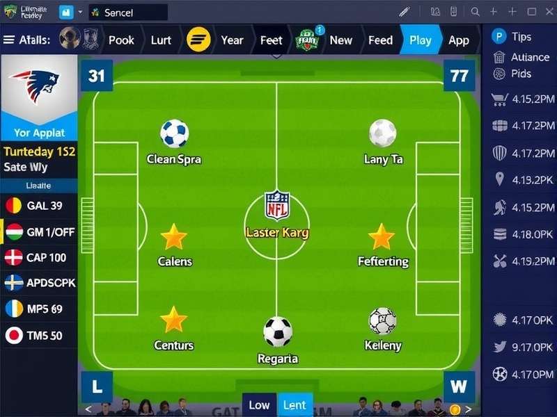 Ultimate Football character skill tree interface