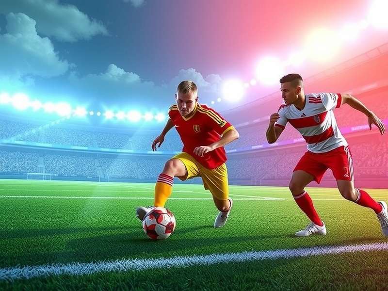 Ultimate Football gameplay on mobile device