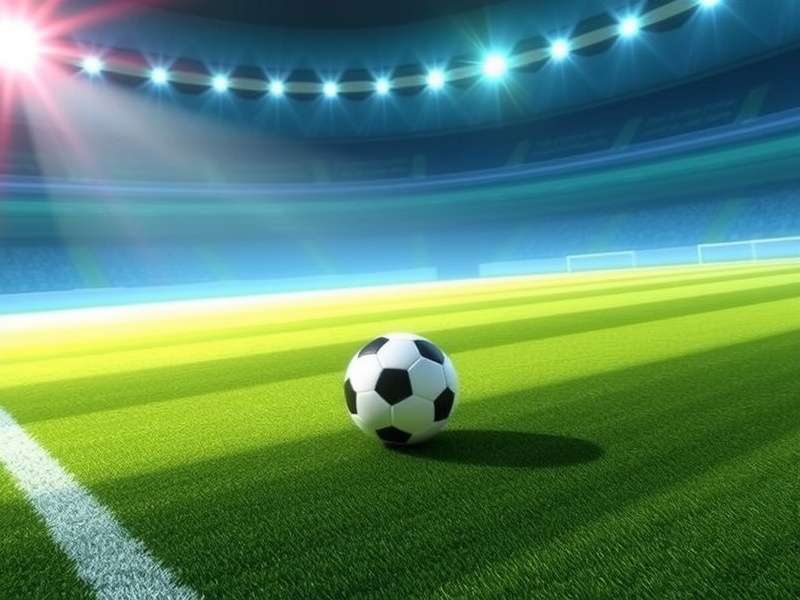 Ultimate Football Pitch — aerial view of a professional football stadium with tactical overlay