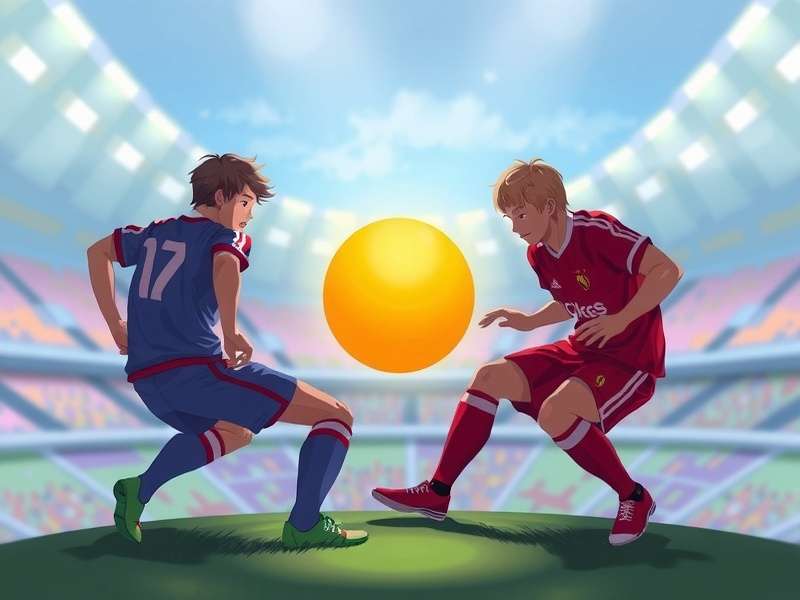 Ultimate Football gameplay action shot with Indian players celebrating victory