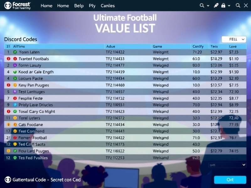 Ultimate Football Value List Discord Codes – Trading Guide for Indian Players