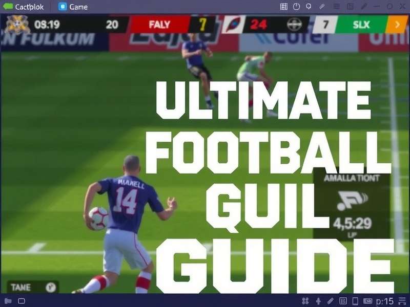 Ultimate Football Guide banner showing a football field and goal in Indian colours