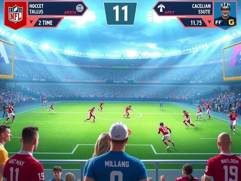 Ultimate Football PC gameplay action shot with stadium atmosphere