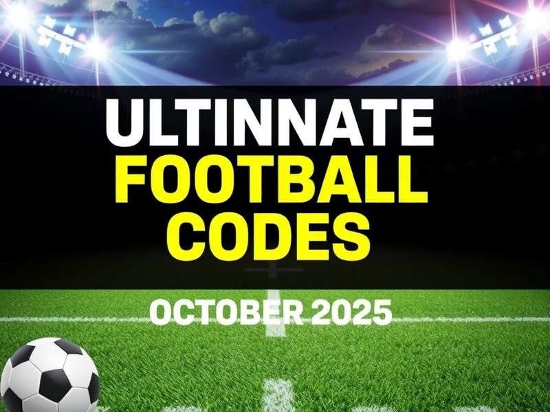 Ultimate Football Codes October 2025 — exclusive rewards and pro strategies for Indian gamers